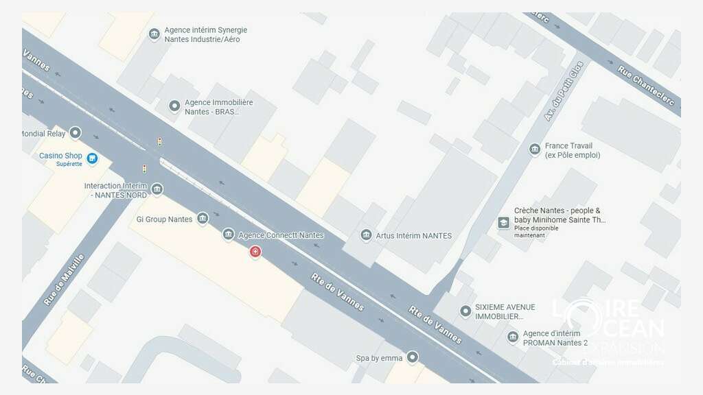 Loue bureaux de 120m² à Nantes route de Vannes