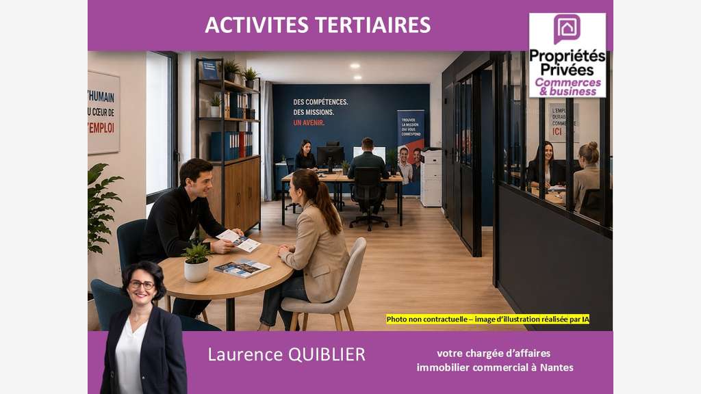 Location local pro de 120m² à Nantes rte de Vannes