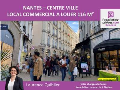 Local commercial à louer 116m² à Nantes 44000