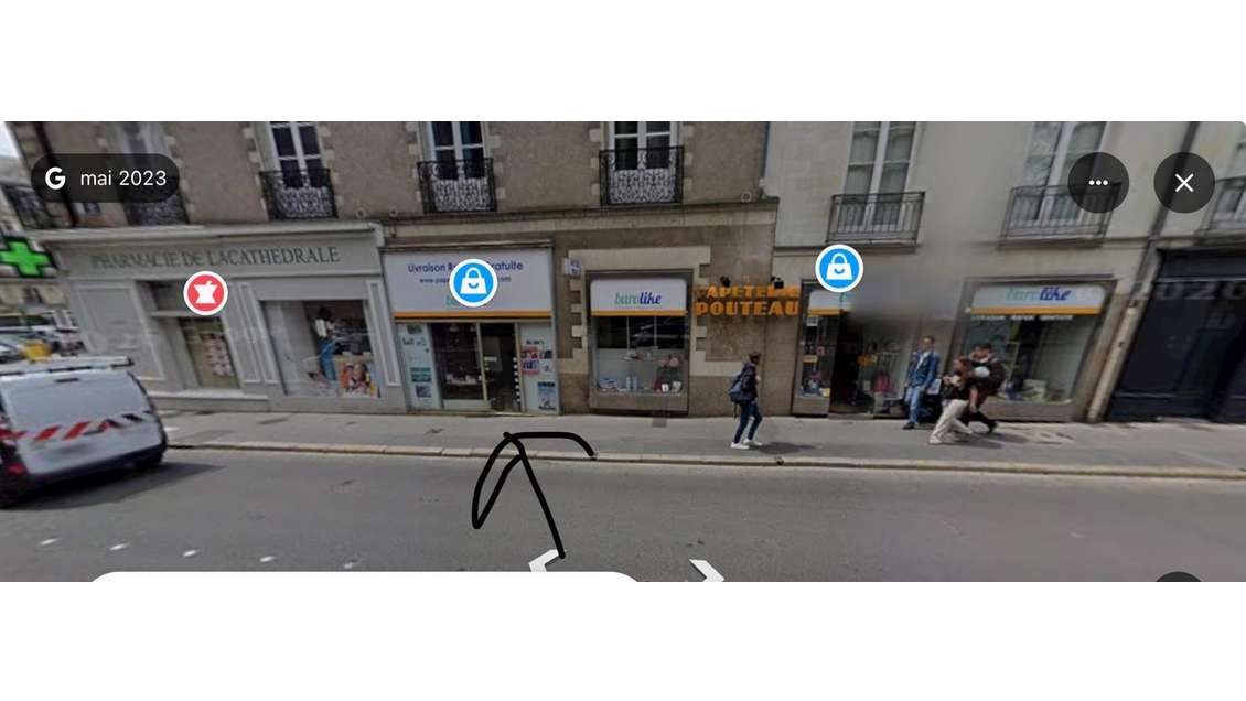 Face cathedrale secteur commercant