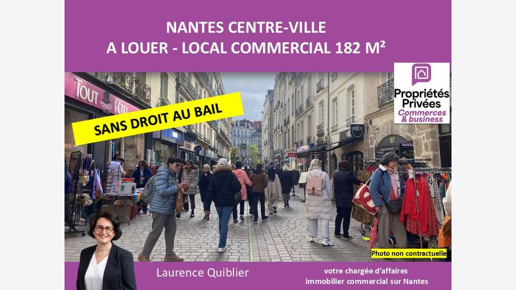 Local à louer 182m² Nantes Rue de Strasbourg
