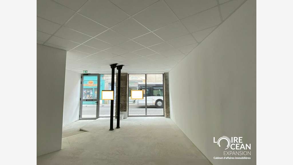 A louer local commercial 73m² à Nantes axe passant
