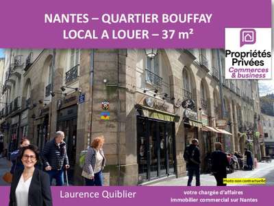 44000 NANTES - LOCAL A LOUER 37 M² - QUARTIER 