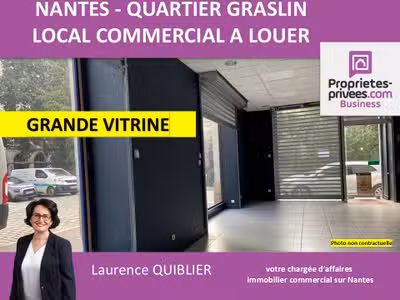 44000 NANTES - LOCAL COMMERCIAL A LOUER 90 m² 