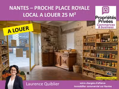 A louer local de 25m² proche place royale à Nantes