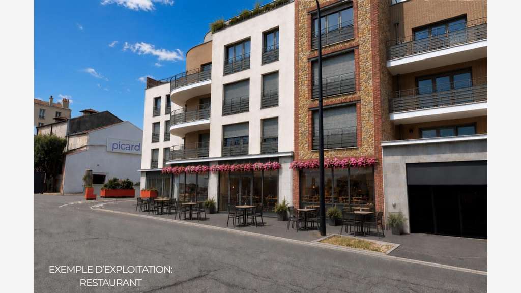 A louer local commercial 105m² à Neuilly-Plaisance
