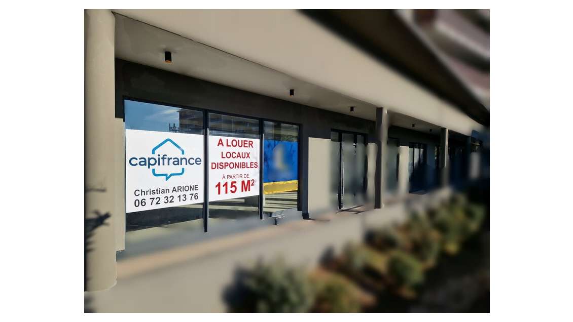 A louer, local commercial, 125m² Nice  St Isidore