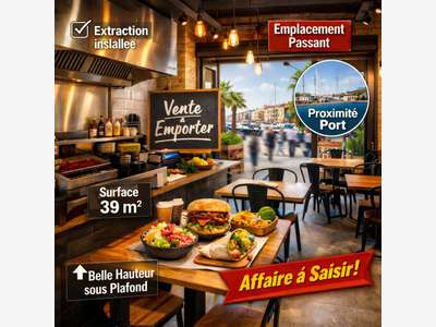 DAB snack avec extraction secteur Port Nice