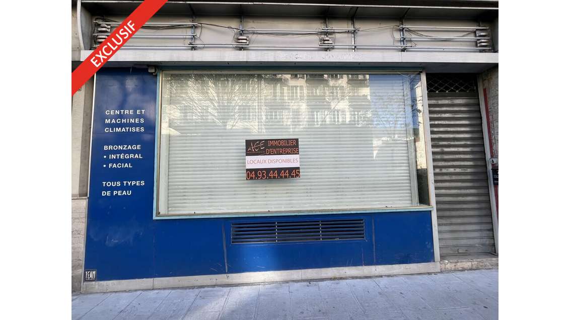 A louer locaux climatisés 60m² à Nice Riquier