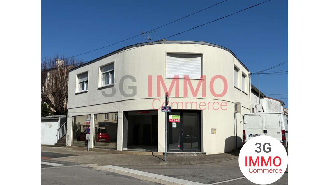 A louer local commercial 82m² proche Gare de Niort
