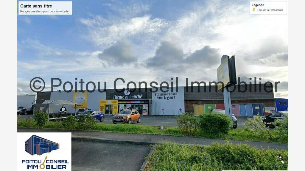 Local 1300m² à louer Niort zone Mendes France