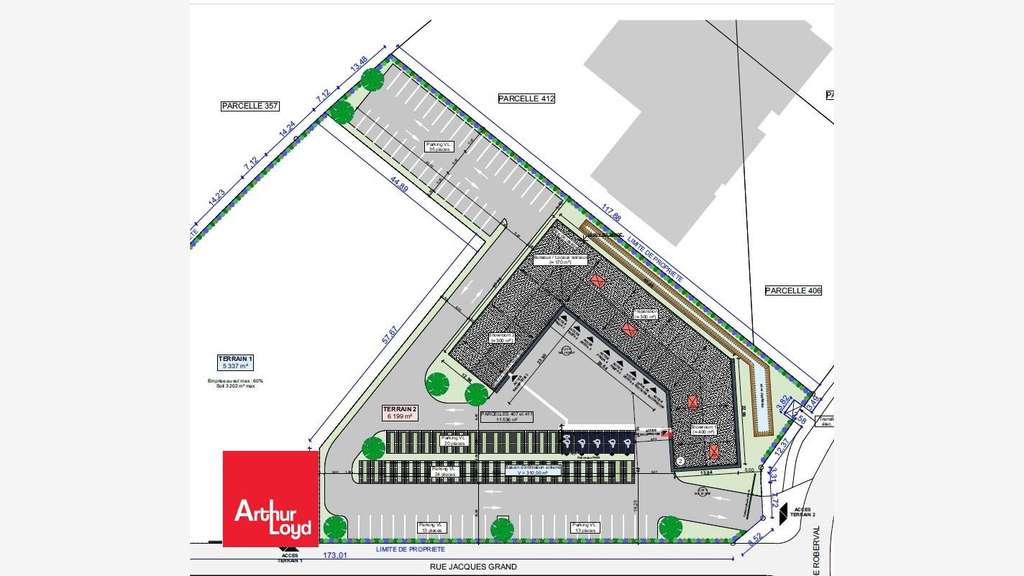 A louer bâtiment de 1178m² à Chartres agglo