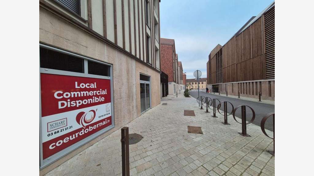 À louer local commercial 126m² à Obernai centre