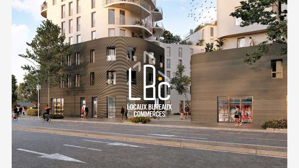 A louer cellule commerciale neuve 112m² à Orvault