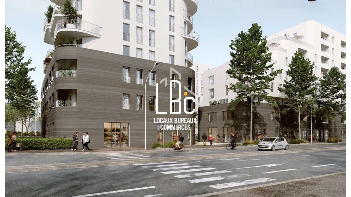 A louer cellule commerciale neuve 112m² à Orvault 