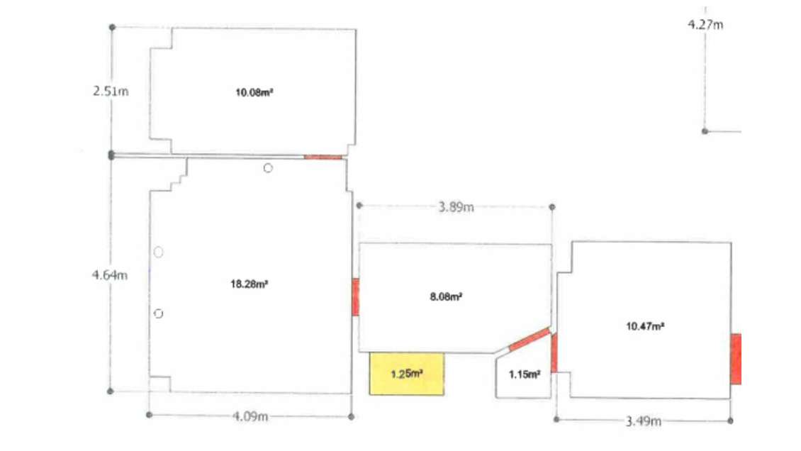 Bureaux 61m² à louer Paris 11e rue Auguste Barbier
