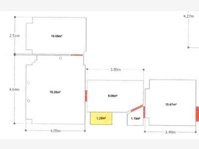 Bureaux 61m² à louer Paris 11e rue Auguste Barbier