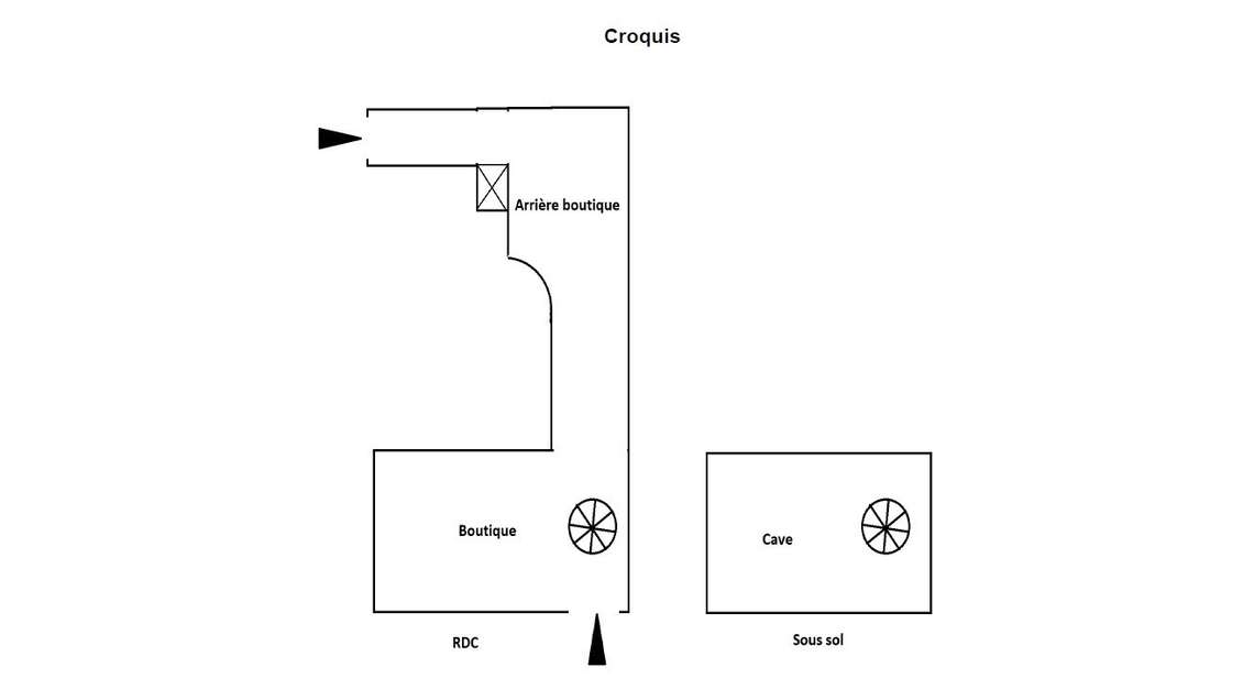 Location boutique 38m² Métro Voltaire 75011 Paris