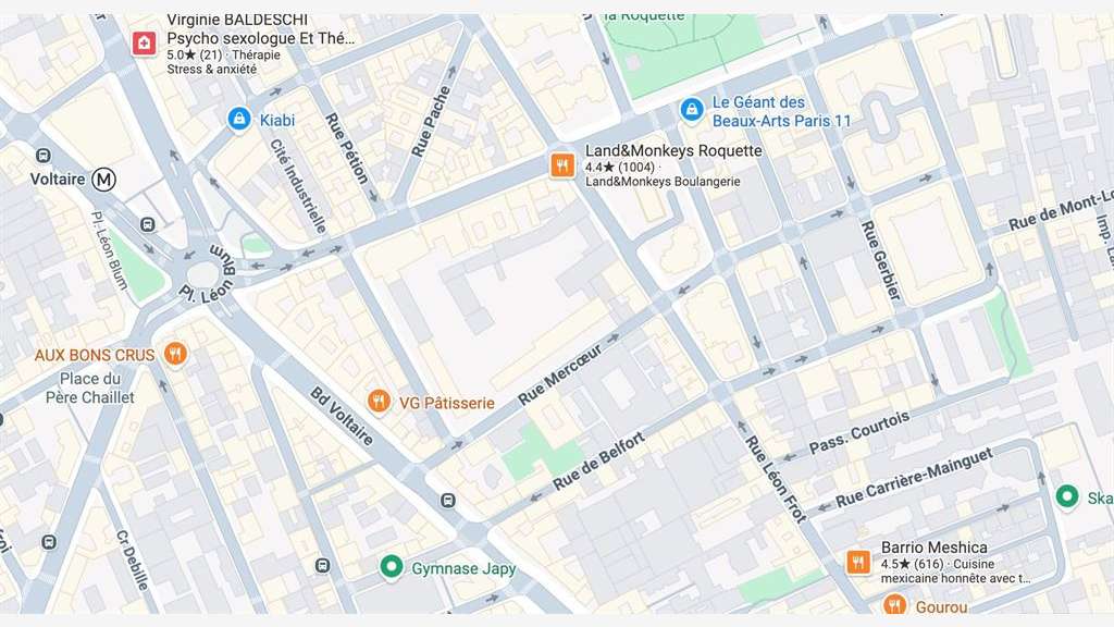 Location pure 52m² extraction rue de la Roquette