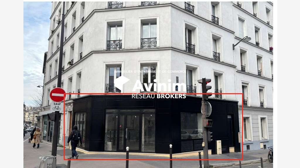 A louer local restauration d'angle Paris 12e Bercy