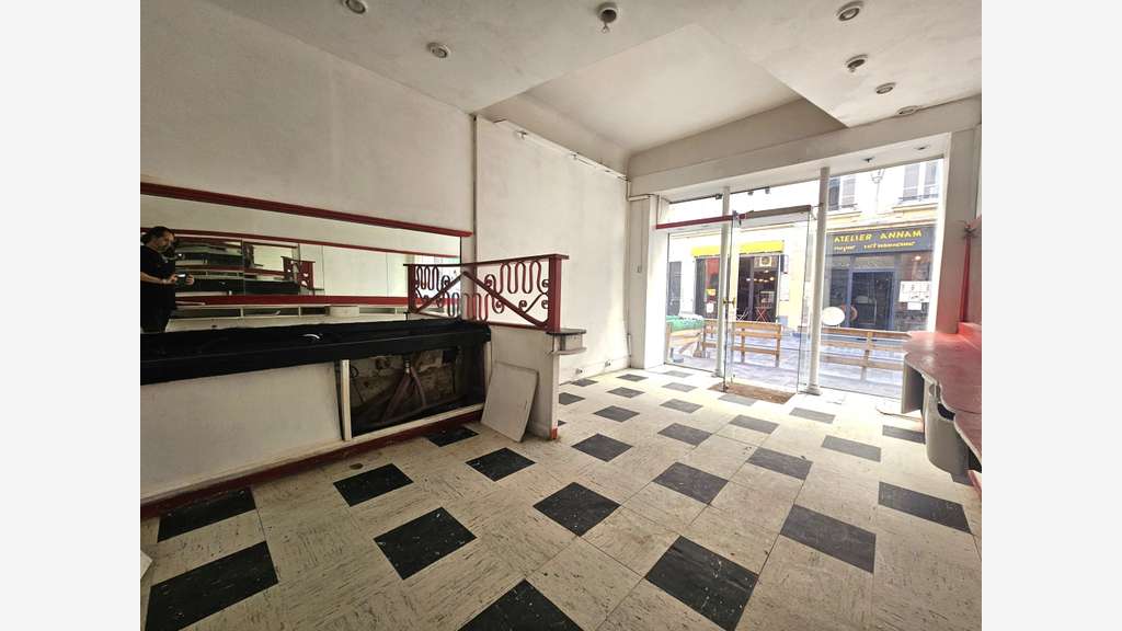 Location boutique rue de Cotte 75012 Paris
