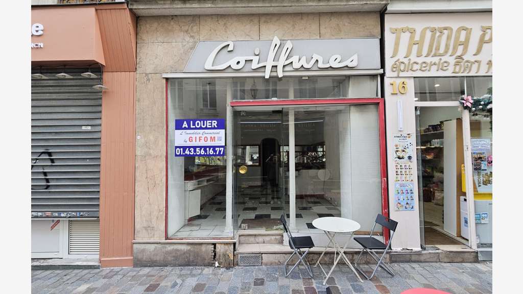 Location pure 85m² 2 boutiques 75012 Paris