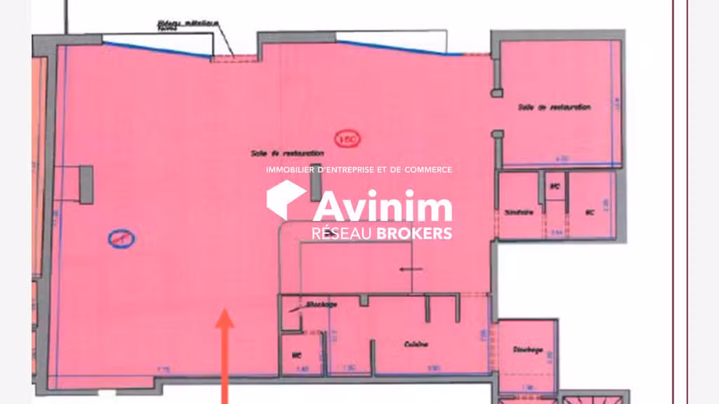 Vente local commercial de 230m² à Paris 75013