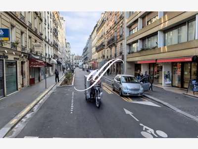 Boutique 18m² à louer à Paris 14e rue Brézin