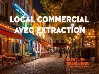 Local à louer 180m² avec extraction à Paris 15ème