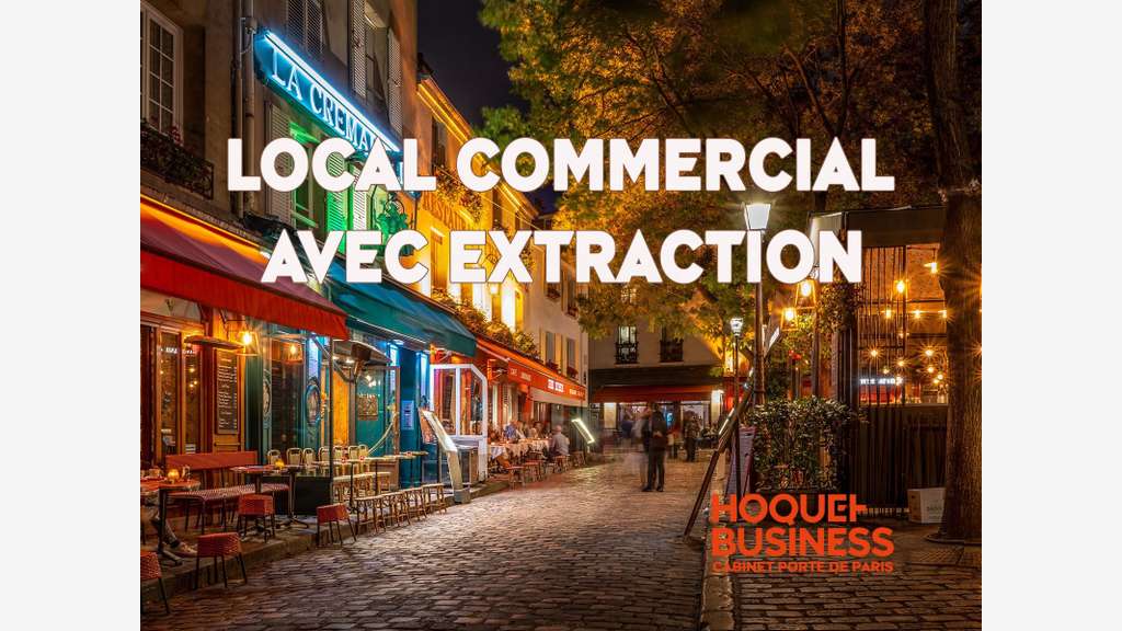 Local à louer 180m² avec extraction à Paris 15ème