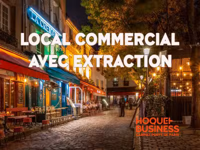 Local à louer 180m² avec extraction à Paris 15ème