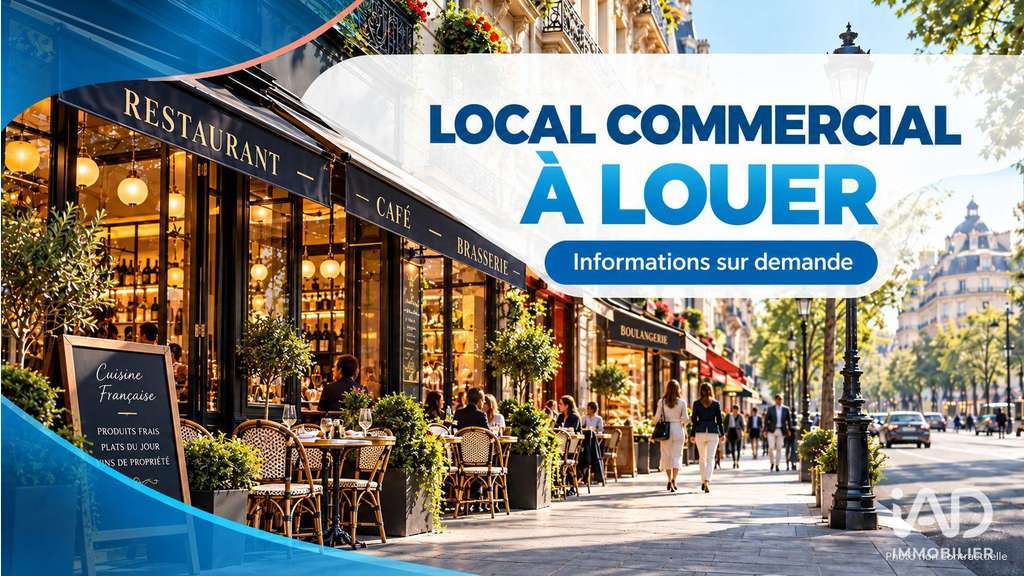 A louer local commercial d’angle 75m² à Paris 15e