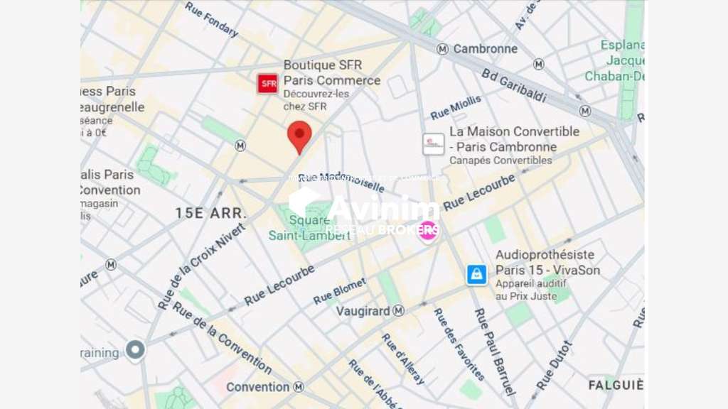 Loue local commercial extraction 95m² Paris 75015