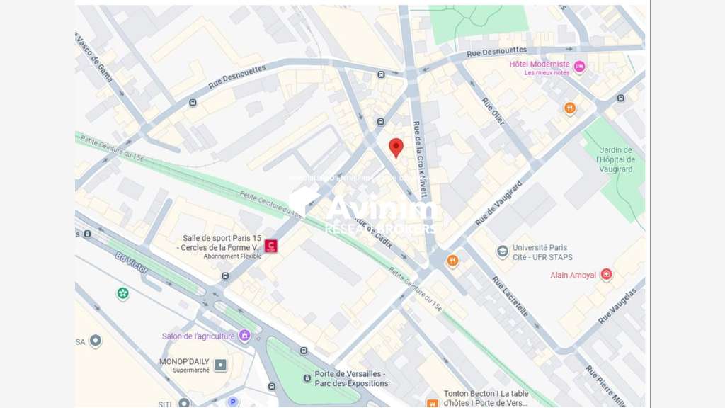 A louer local commercial de 55m² à Paris 75015