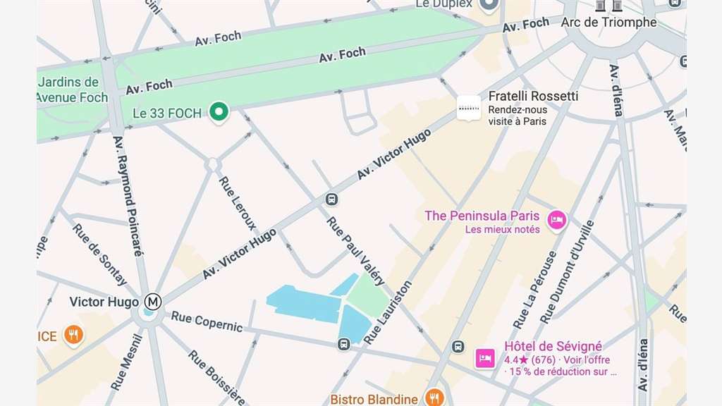 Location pure 120m² empl 1 Av Victor Hugo Paris 16