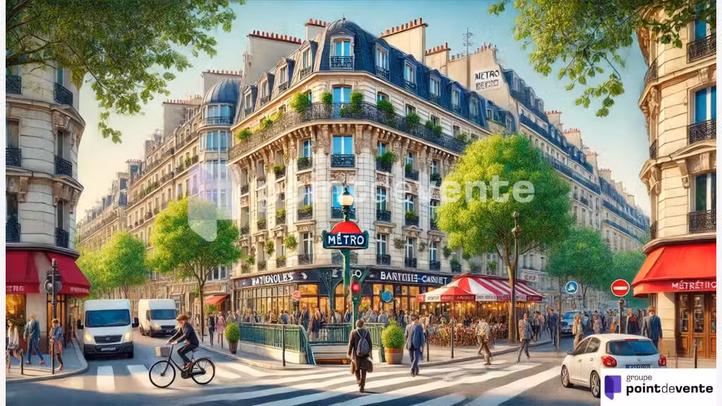 Location commerce - 62.00 m² - Batignolles