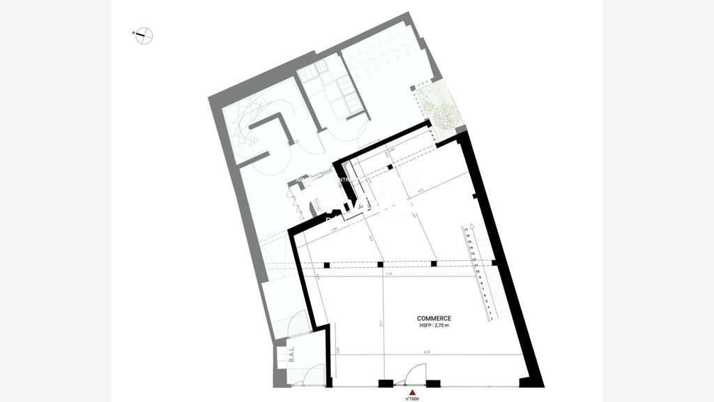 Local exceptionnel 148m² à louer à Paris 18e