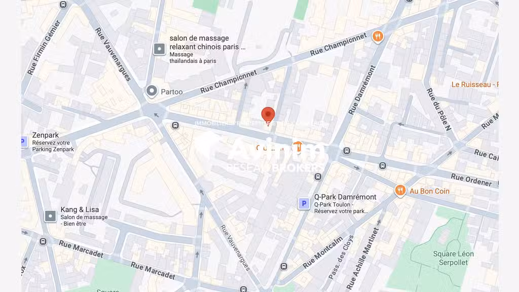 A louer local commercial de 66m² à Paris 75018