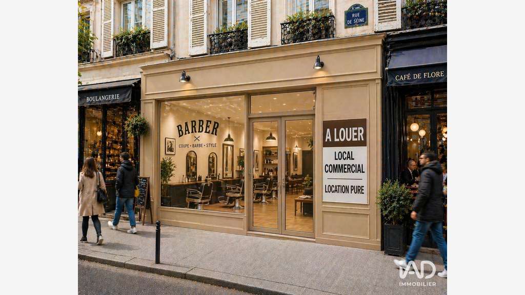 A louer local commercial 90m² à Paris 20e