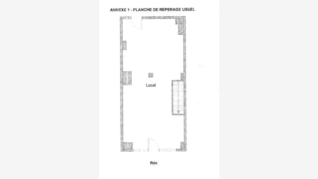 75003 Paris Boutique à louer .