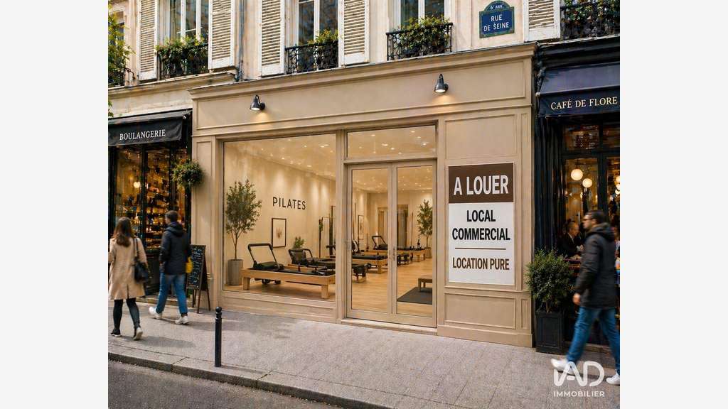 A louer local 42m² à Paris 6e Vaugirard 