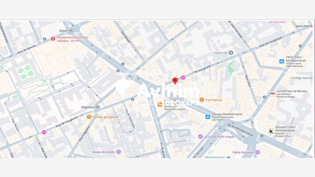 Loue local commercial 42m² à Paris 75006 Vaugirard