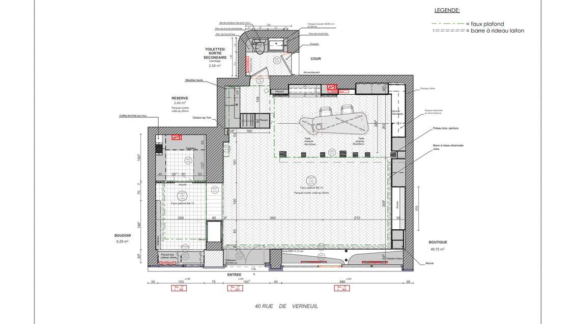 Local Commercial - Standing - Rue de Verneuil