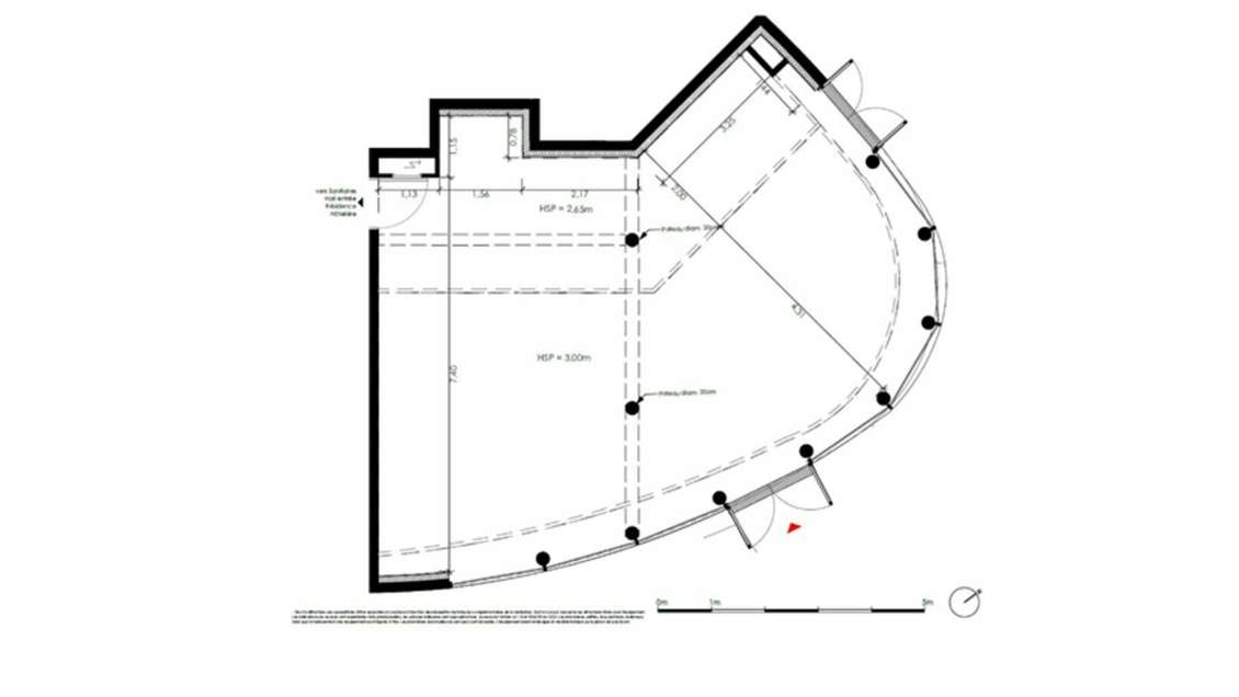 Local commercial 71m² à louer Pessac Haut Levêque