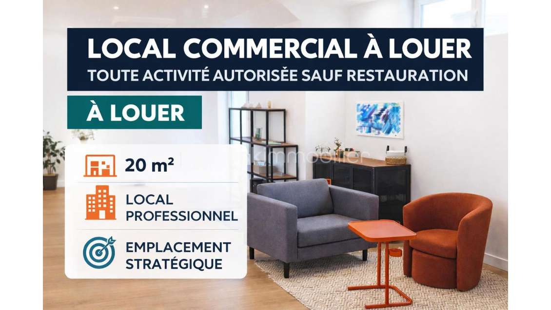 A louer local rénové bonne visibilité à Plonéour