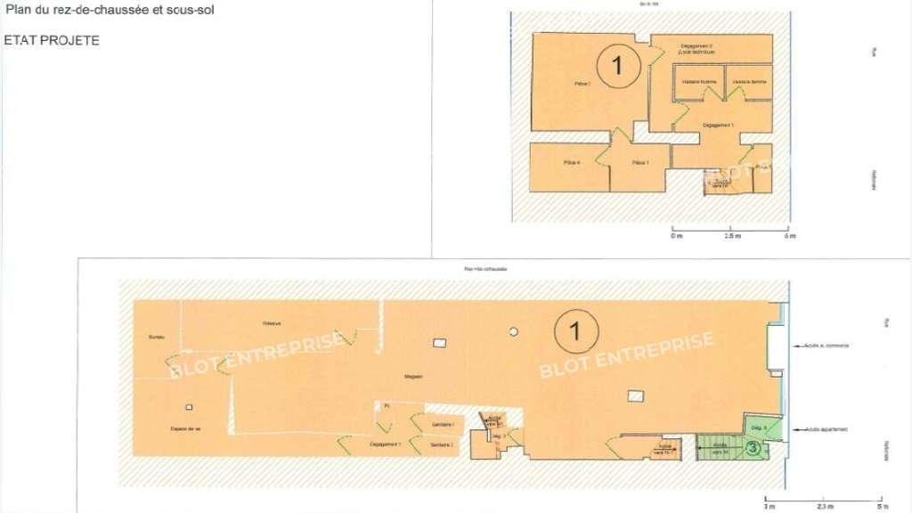 Loue local commercial 180m² à Pontivy hyper centre