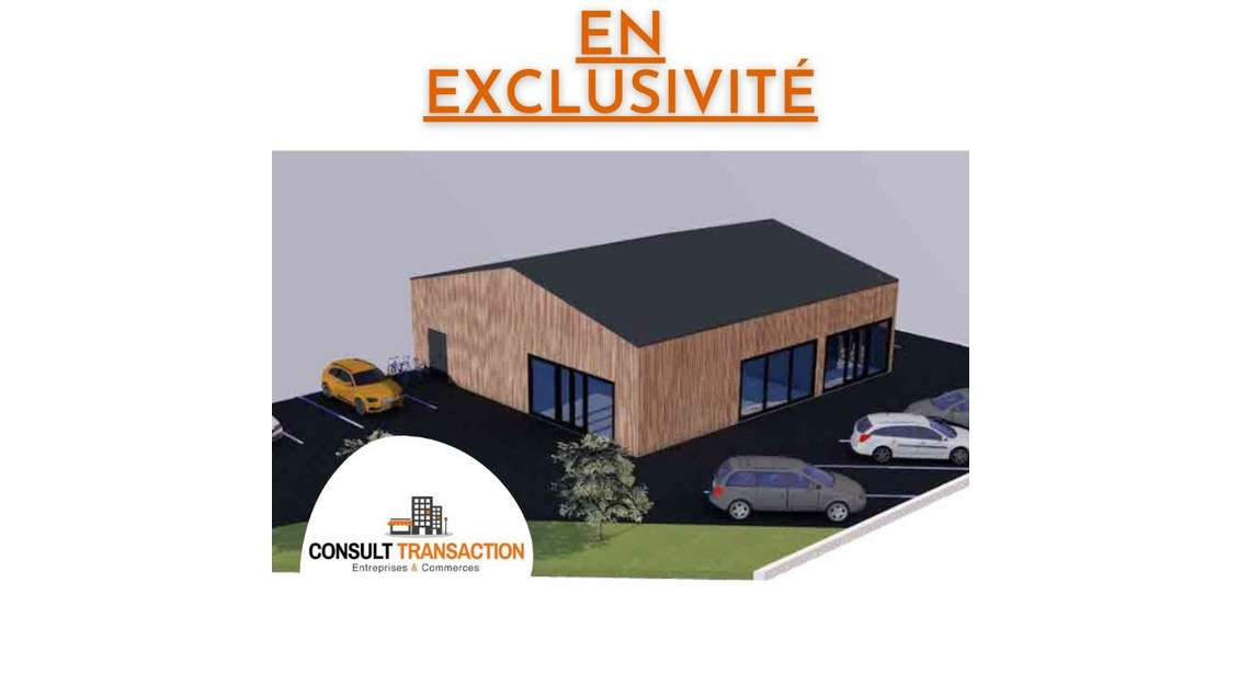 A louer local commercial 135m² zone Pornic Ouest