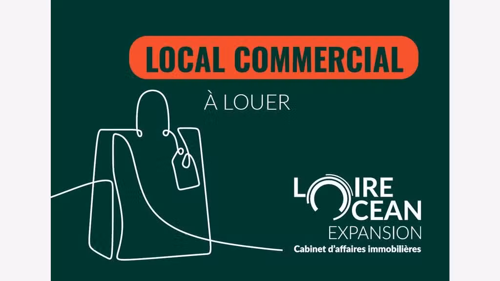 Loue local commercial 47m² à Pornic Maréchal Foch