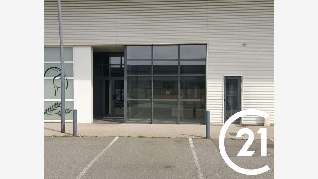 Loue local de 140m² en zc Portes les Valence