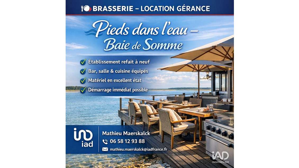 Bar brasserie à Quend